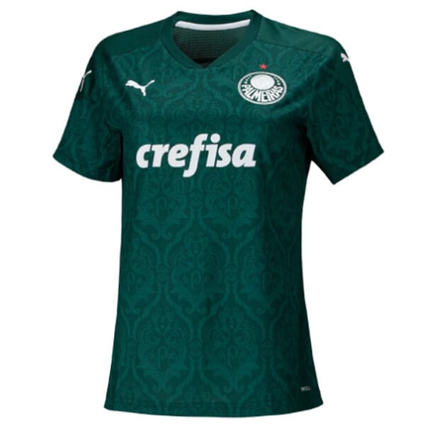 Camiseta Palmeiras 1ª Kit Mujer 2020 2021 Verde